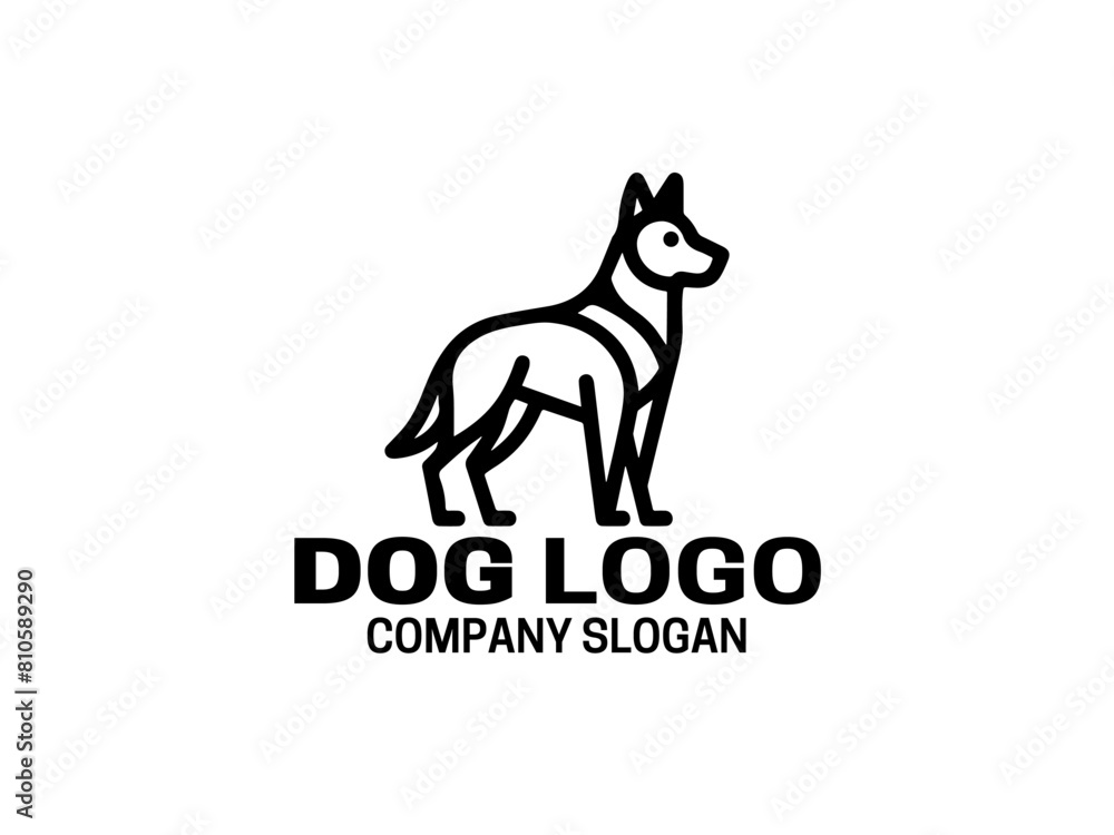 Dog Logo Design Vector Template Dog Logo Design Vector Template