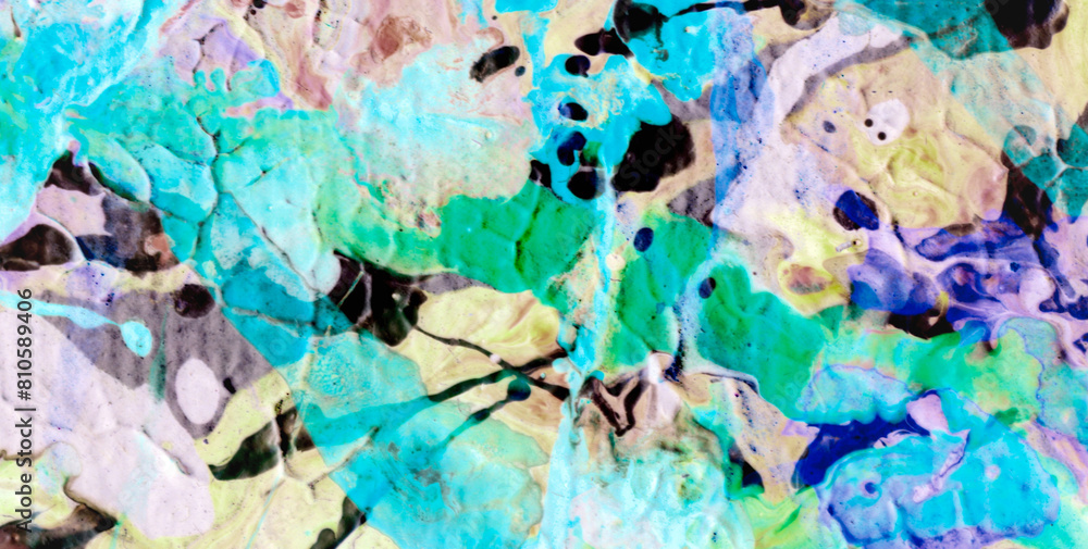 Fototapeta premium Magical and Whimsical Journey through an Enchanting Rainbow Splash on a Cute and Colorful Abstract Background