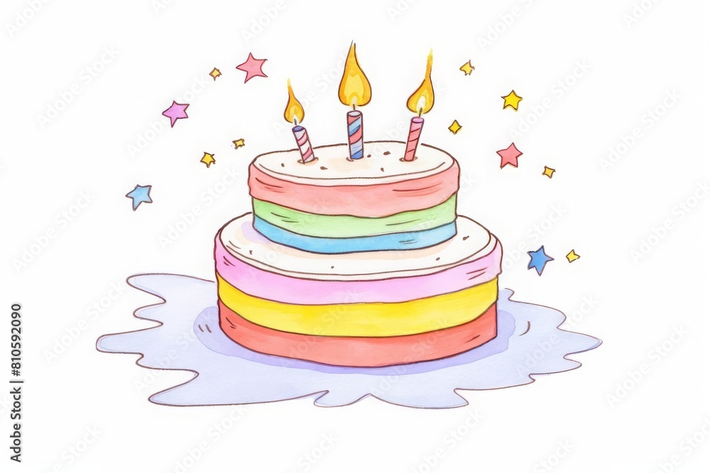 rainbow layer cake birthday party rainbow layer cake birthday party