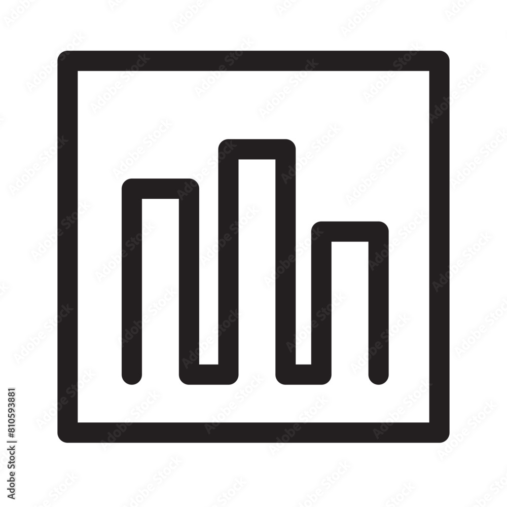 Graph Line Icon Graph Line Icon