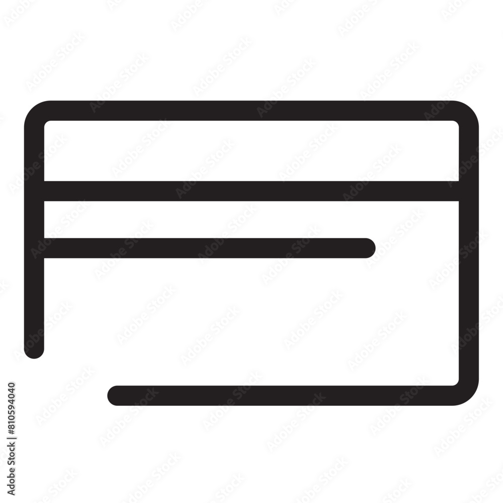 Card Line Icon Card Line Icon