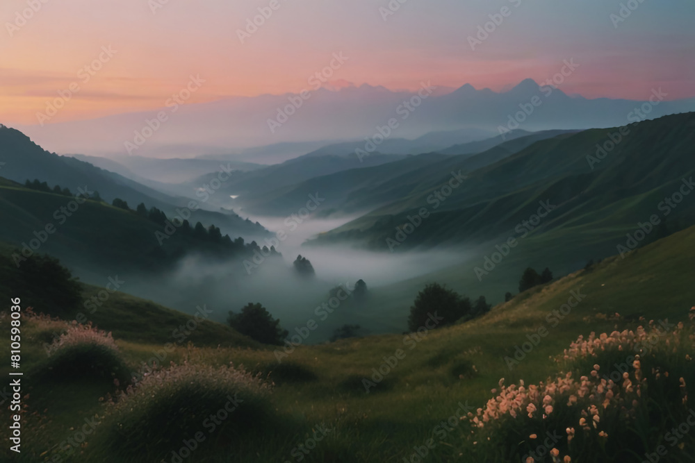 Beautiful dreamy aesthetic landscape Beautiful dreamy aesthetic landscape