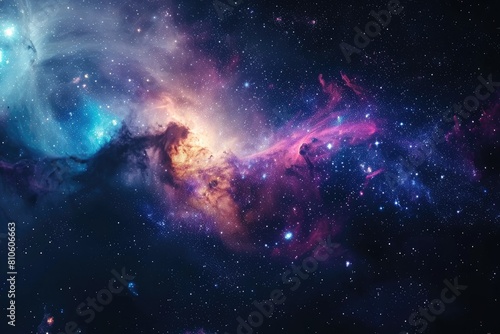 Colorful galaxy background images for creative inspiration photo