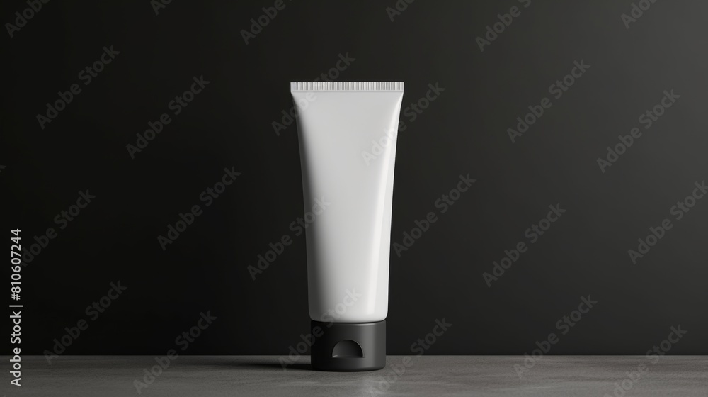 Blank plastic tubes for product mockup Blank plastic tubes for product mockup