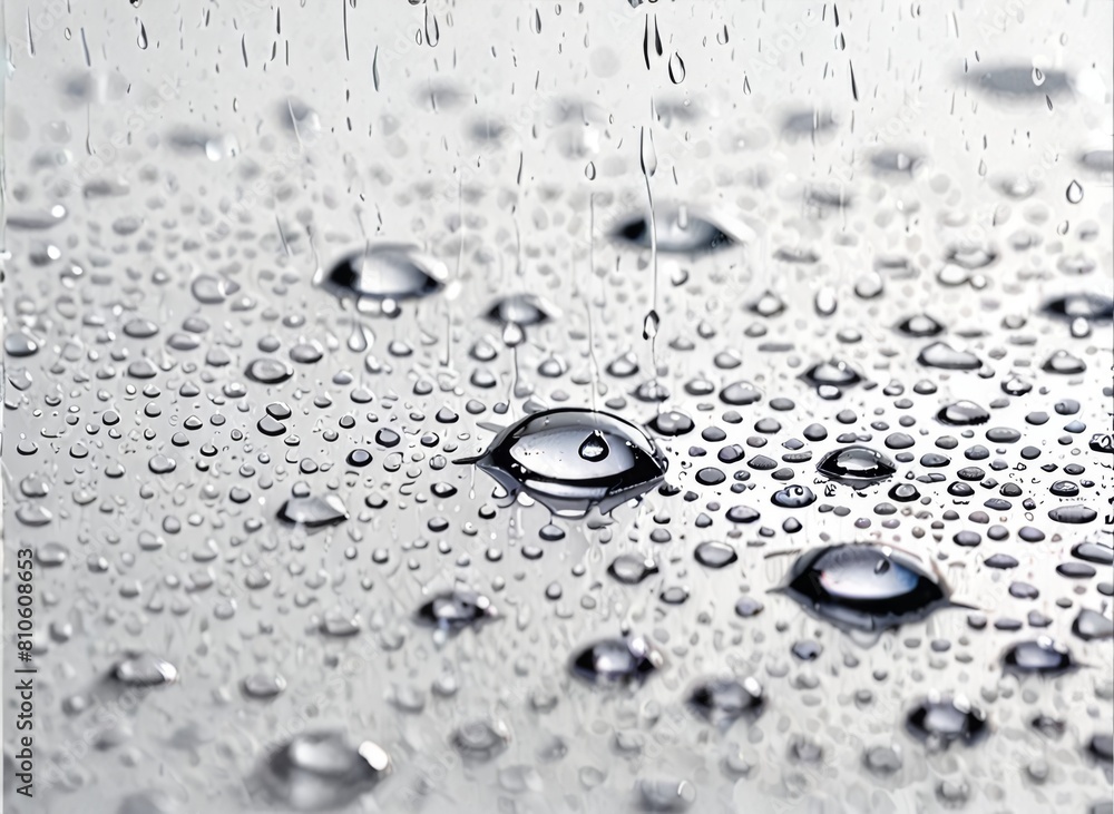 Water dripping on white background Water dripping on white background