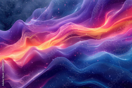 A fantasy painted background of swirling flames, red orange purple blue green pink yellow black and white colors. Created with Ai