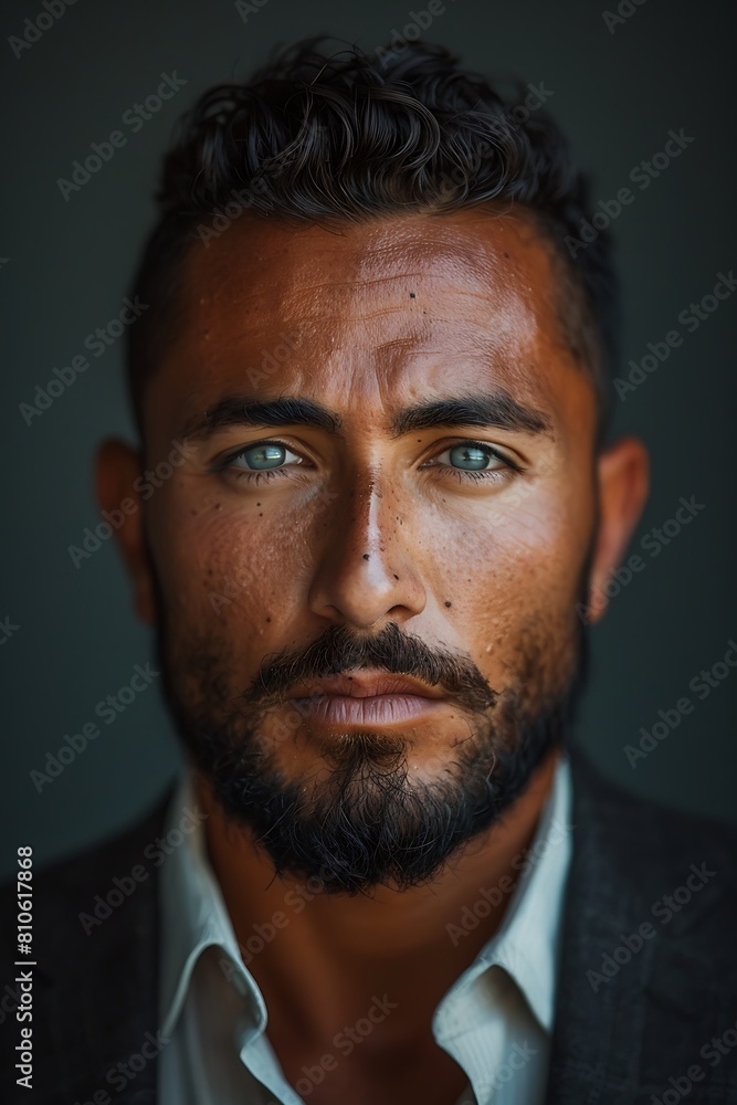 Office environment, closeup portrait photography, light gray background Office environment, closeup portrait photography, light gray background