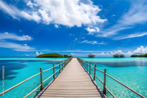 View of wooden bridge