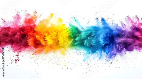 Abstract Rainbow colors background  photo
