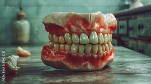 Depict the importance of dental health through a series of images showing the consequences of neglect versus the benefits of care © VRAYVENUS