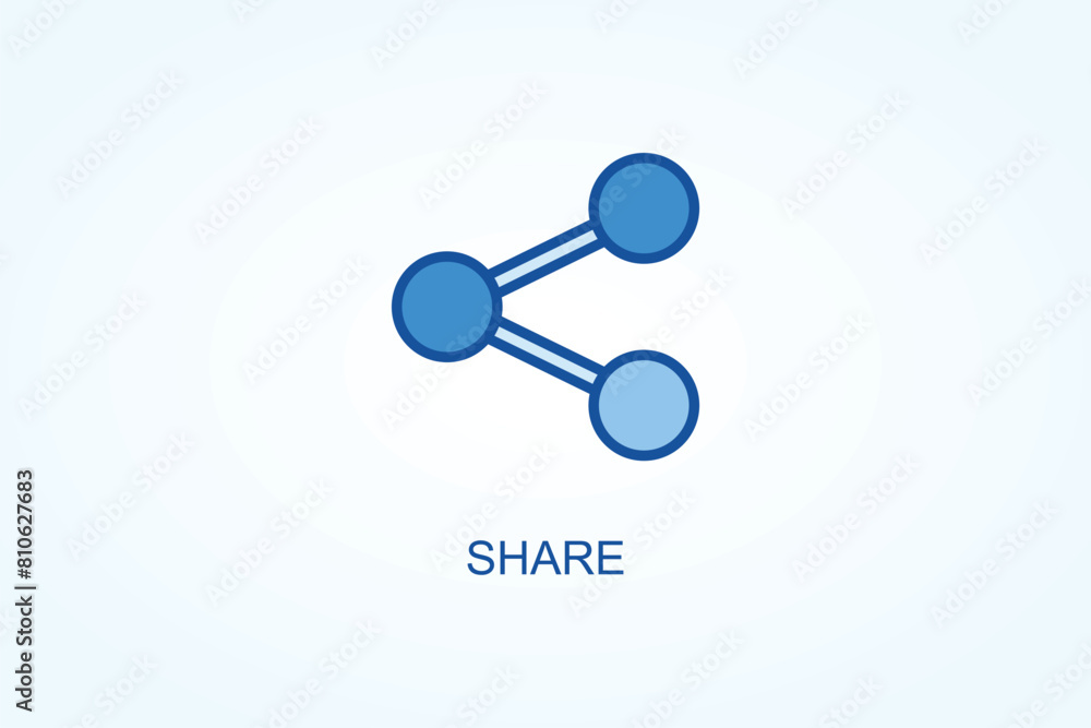 Share vector or logo sign symbol illustration Share vector or logo sign symbol illustration