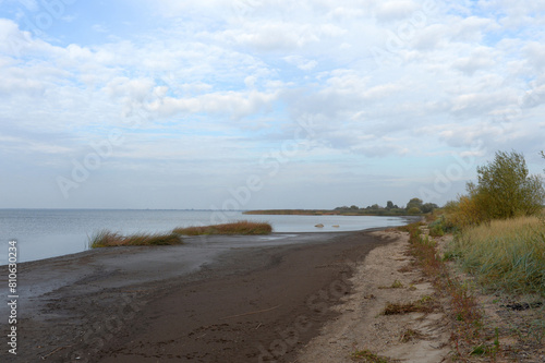 The coast of the Curonian Lagoon. Kaliningrad region