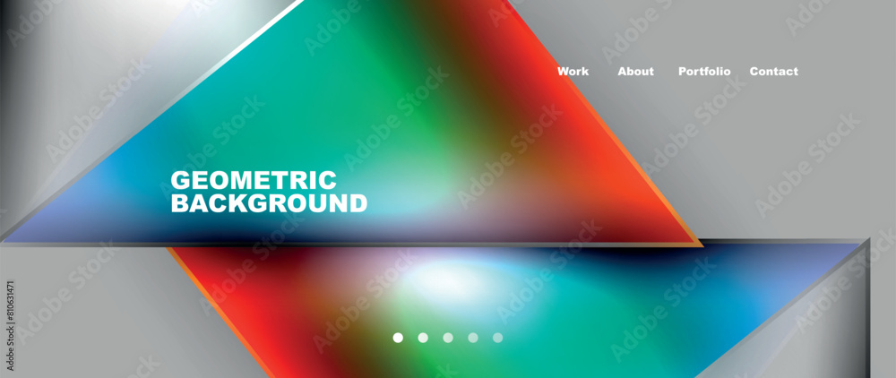 Flowing bright neon gradients geometric abstract background with triangles and lines. Fluid color pattern of color liquid gradient background for wallpaper, banner, background, card, landing page Flowing bright neon gradients geometric abstract background with triangles and lines. Fluid color pattern of color liquid gradient background for wallpaper, banner, background, card, landing page