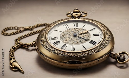 vintage pocket watch. Luxury antique watch, 