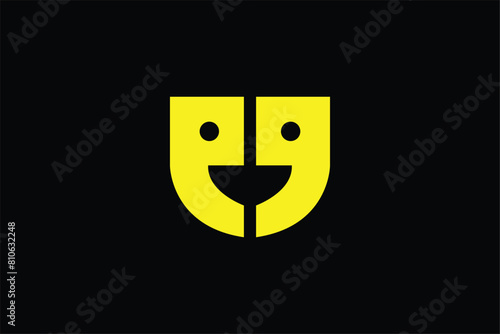 smiling face icon, customer support icon logo, finance company logo, letter u company logo, icon, hangout icon logo