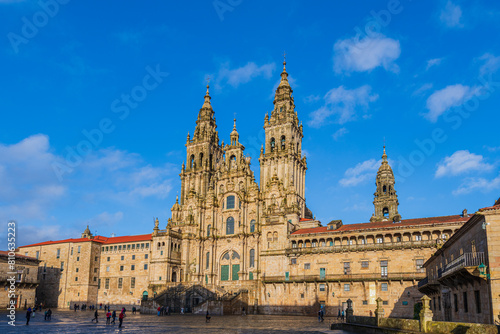 Santiago de Compostela  Spain.  The cathedral of Santiago de Compostela. UNESCO World Heritage Site.