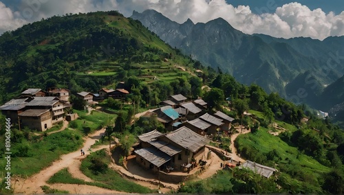 Village on the tallest moutain