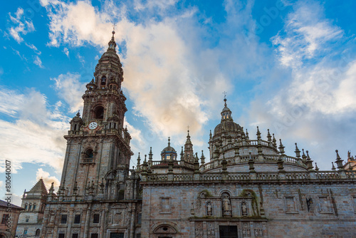 Santiago de Compostela, Spain.  The cathedral of Santiago de Compostela. UNESCO World Heritage Site. © chanman48
