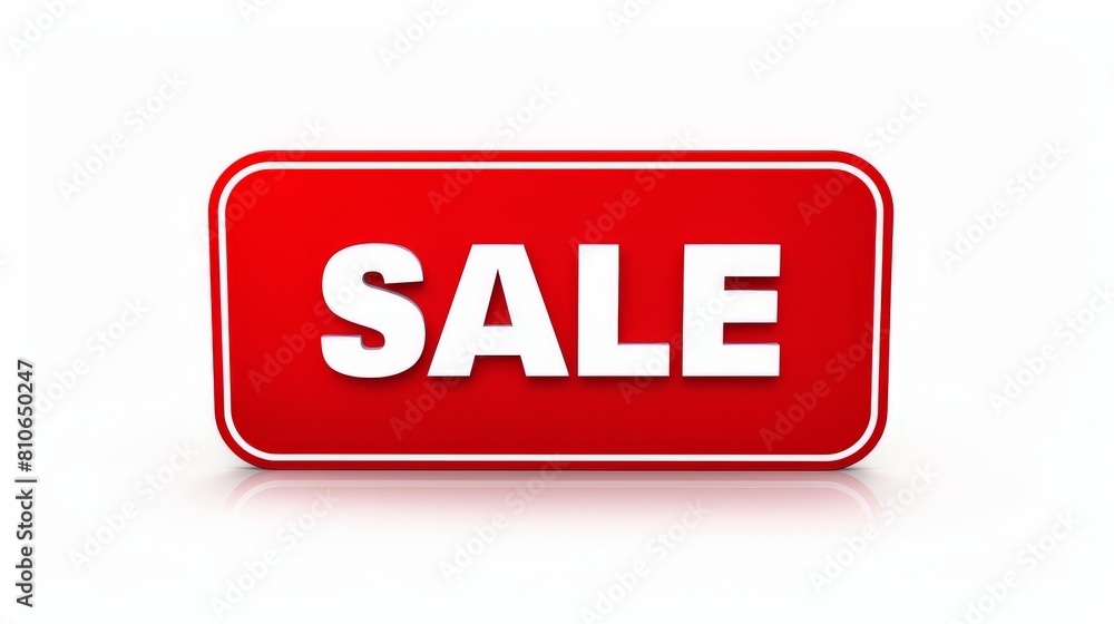 a flat illustration of a red rectangle label with the text a flat illustration of a red rectangle label with the text