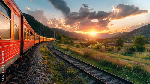 Train travel becomes more than just a means of transportation for the new generation of tourists; it becomes a way of life, offering freedom and adventure on the rails. photo