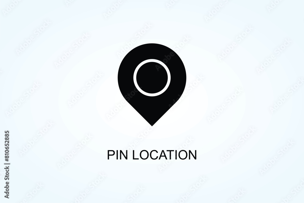 Pin Location Vector Or Logo Sign Symbol Illustration Pin Location Vector Or Logo Sign Symbol Illustration