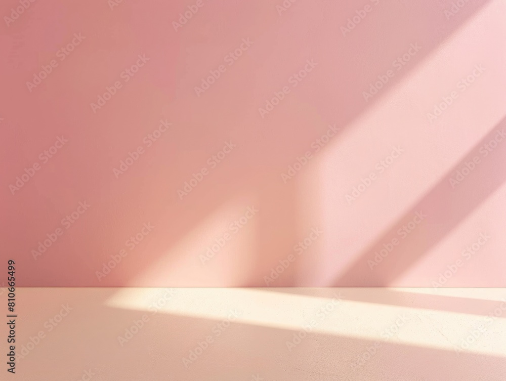 A pink wall with a white shadow on it A pink wall with a white shadow on it