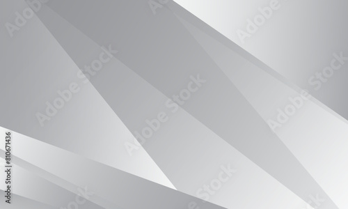 Modern white banner background with diagonal stripes. Vector illustration