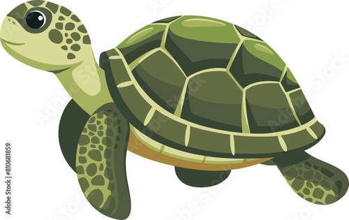 Turtle clipart design illustration
