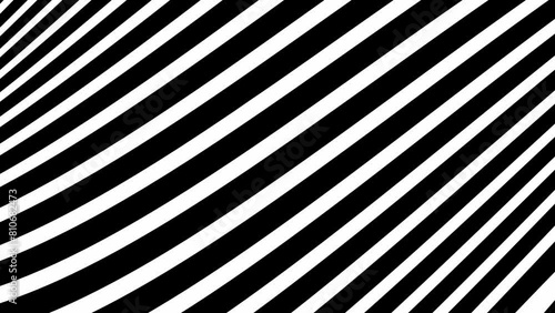 
Black And White lines. Abstract wallpaper.Background with moving black stripes. Seamless 4k animation. photo