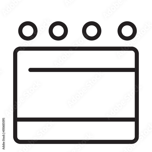 Cooker Stove Line Icon
