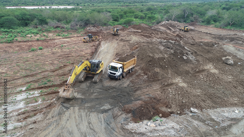 dirt road construction, dirt road construction,