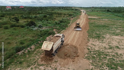 dirt road construction,