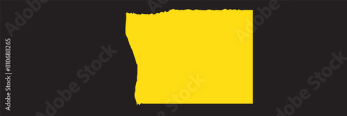 Set of Torn Paper Frames. Vector Collage Shape of Black Ripped Papers Silhouettes isolated on white background.