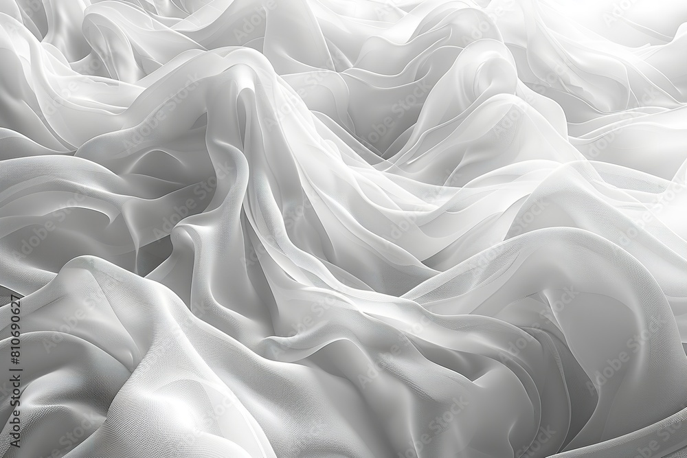 Empty abstract banner rendered by art white splay blur. Generative Ai Empty abstract banner rendered by art white splay blur. Generative Ai