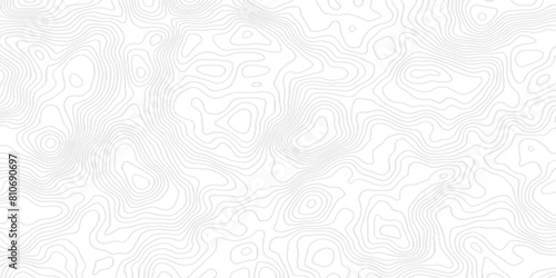 lines geometric Contour maps, The concept of a conditional geography scheme with lines, Abstract geological Topographic map patterns, black and white topographic contours lines.	