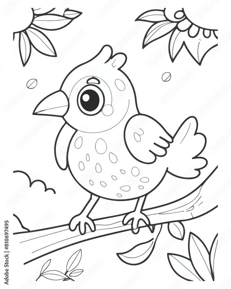 Obraz premium Animal coloring book page 