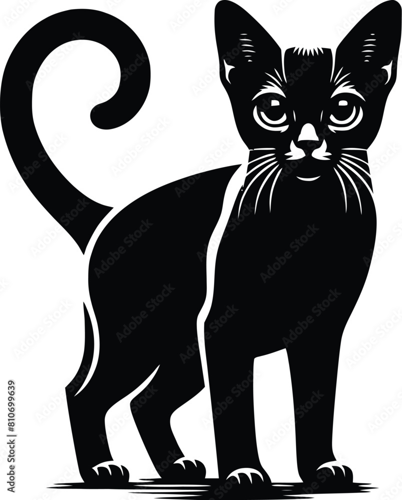 cat silhouette vector cat silhouette vector