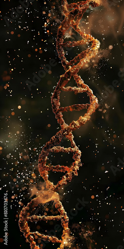 Formação da dupla hélice de DNA por torção de filamentos