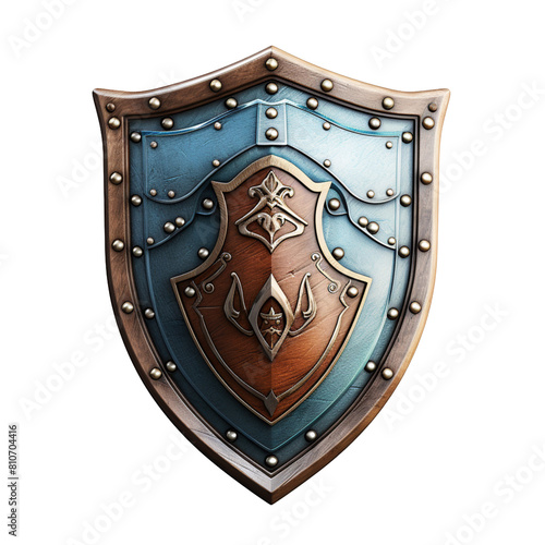 Knight Shield isolated on transparent background