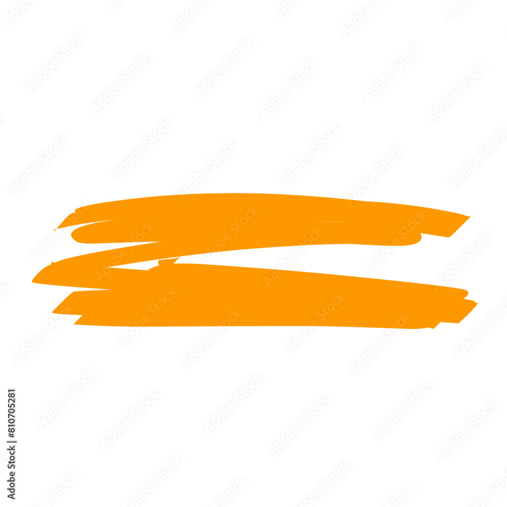 Obraz premium Orange highlighter line