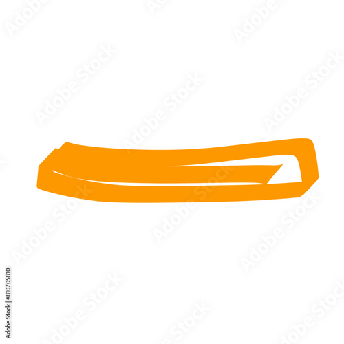 Orange highlighter line
