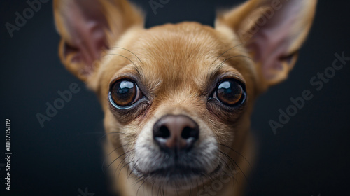 araffe dog with big ears looking at the camera © Tasfia Ahmed