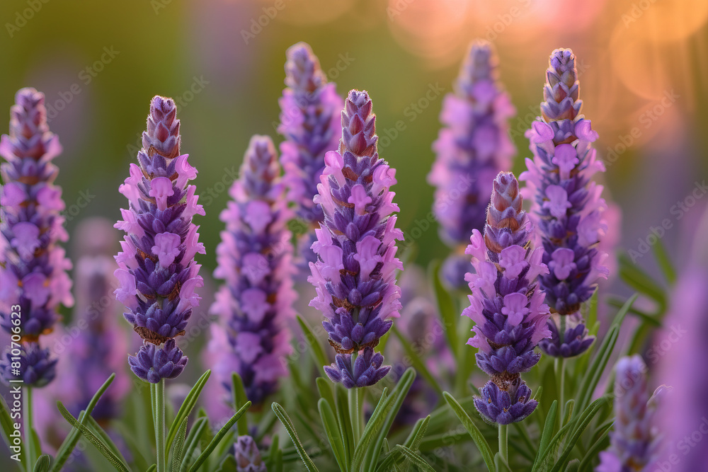 Fototapeta premium A Dance of Lavender Breeze Amidst Twilight Whispers.”