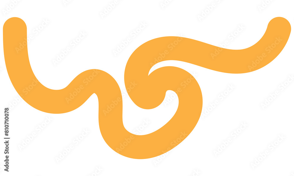 Fototapeta premium Wavy Squiggle Element. Squiggle doodle. isolated on white background. Vector illustration. EPS 10
