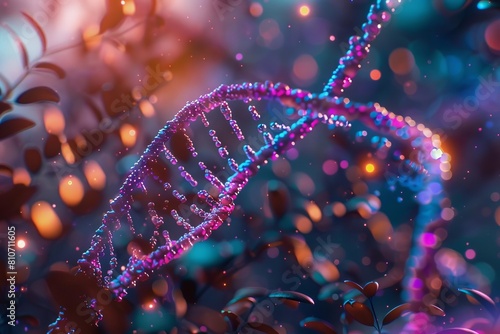 Visualization of DNA in genetic research and its applications