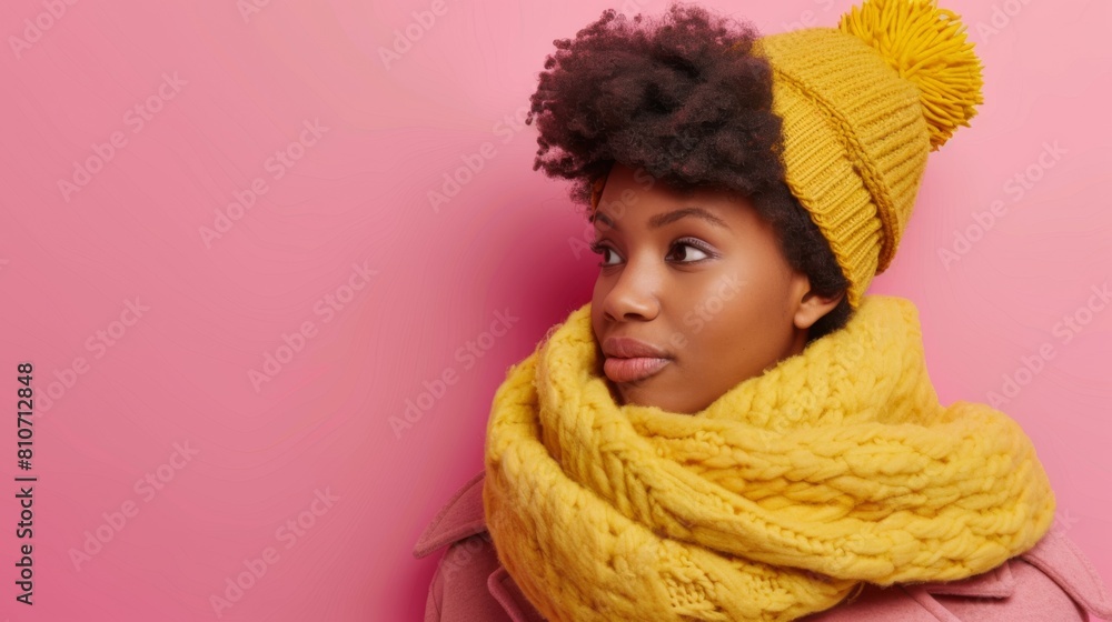 A Woman in Winter Accessories A Woman in Winter Accessories