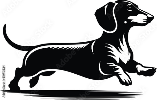 dog breed silhouette  