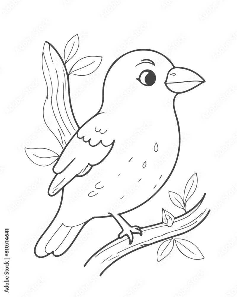 Obraz premium Animal coloring book page 