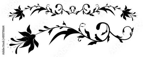 Floral Renaissance Vector classic scrolling floral renaissance design for you design