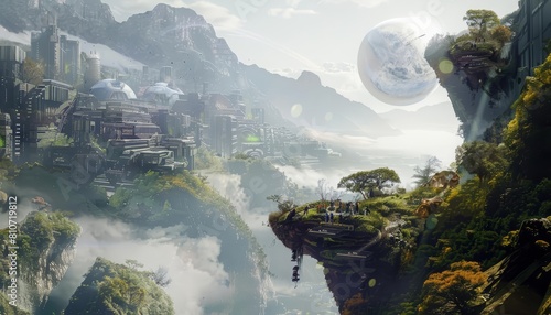 A newly terraformed planet offers gravity sports in lowdensity zones, where athletes perform superhuman feats photo